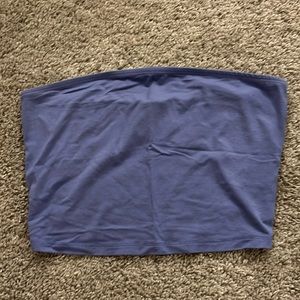 Blue tube top